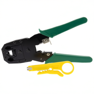 Pince à sertir pour connecteurs RJ45, RJ12, RJ11 avec dénudeur de fils - Product Image 2