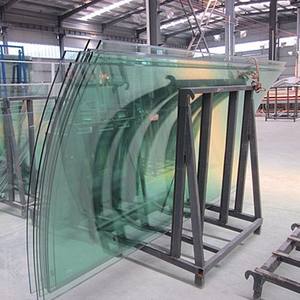 OEM Verre de bâtiment de sécurité trempé trempé incurvé courbé transparent de 6mm 8mm 10mm - Product Image 1