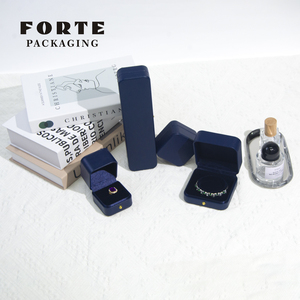 FORTE Packaging PU Luxury <b>Gift</b> Box Jewelry Packaging Bracelet Necklace <b>Earring</b> Ring <b>Boxes</b> Leather Jewelry Box - Product Image 3