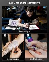 Phomemo M08F sans fil A4 copieur thermique tatouage pochoir imprimante Machine de transfert de tatouage pour Studio de tatouage et artiste