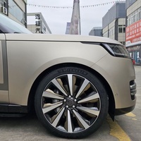 DJJ Roues forgées 20 21 22 23 24 pouces PCD 5x120 Bandes de garniture dorées à surface usinée adaptées à Range Rover L322 L405 L460 L494