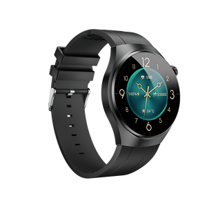 Montre connectée DF SK7Mini pour femme, écran IPS, bracelet en cuir, Android, trois montres, appels, assistant vocal, paiement, musique, lampe de poche - Product Image 4