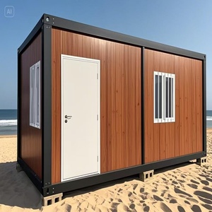 Custom Made professionale durevole Flat Pack Container appartamenti ville edifici case di assemblaggio prefabbricate dalla cina - Product Image 1