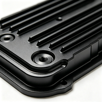 Couvre-culbuteurs en aluminium usiné CNC 6061 T6 anodisé noir, amélioration de la performance pour moteur de course, sur mesure pour voiture, camion, VTT, UTV