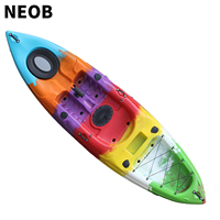 NEOB Factory Supply Eine Person Angel kajak Ruderboot 420cm lang kann Motors ystem Kanu/Kajak setzen