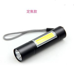 XINSITE linterna LED USB recargable impermeable ABS linterna de bolsillo con Clip para emergencias al aire libre y Camping - Product Image 4