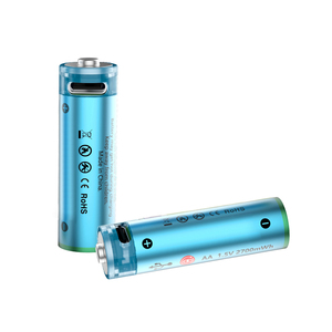 2025 AA Micro USB Loại C có thể sạc lại 1.5V <span class=keywords><strong>Lithium</strong></span> Ion Battery Pack 2700mwh & 1800mAh công suất với sạc cáp - Product Image 1