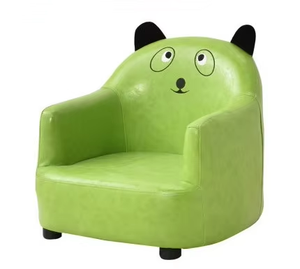 Sofá Infantil Individual Moderno de Cuero, Taburete Personalizado de Tela, Linda Silla Perezosa de Madera Maciza para Niñas Pequeñas - Product Image 6