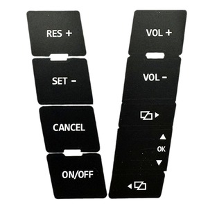 Repair Sticker For Steering Wheel <b>Window</b> Air Conditioning Control Buttons 2005-2010 Volkswagen Touareg Passat - Product Image 5
