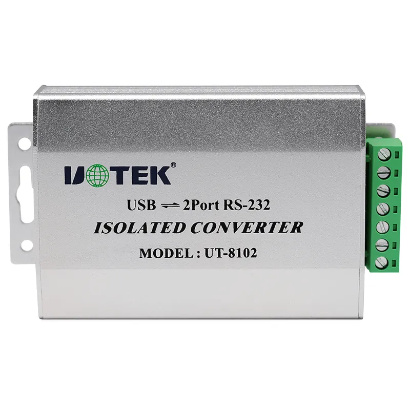 USB to 2 Ports RS-232 Converter with Isolation USB to 2 RS-232 Ports Converter without External Power