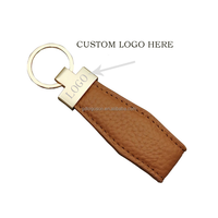 Porte-clés en cuir PU personnalisé avec fermeture éclair, 6 crochets métalliques, étui organisateur de clés, porte-clés vintage marron, souvenir, vente en gros