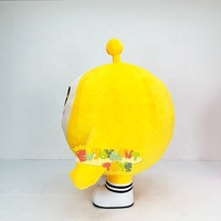 Dernier modèle Costume de mascotte gonflable mignon jaune oeuf garçon Costume de performance d'activité de taille adulte Logo personnalisé fait à la main
