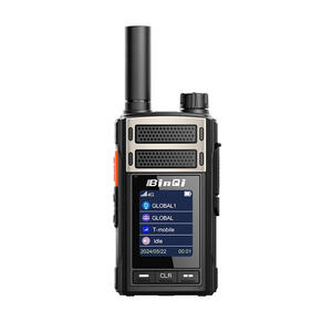 Radio bidirectionnelle <span class=keywords><strong>portable</strong></span> BinQi BQ-338A 4G POC longue portée avec carte SIM, <span class=keywords><strong>interphone</strong></span> mondial 5000 km, Gxin PTT, appels en groupe - Product Image 1