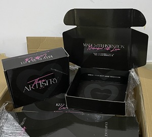 Custom Printing Rigid <strong>Pink</strong> Product Packaging Corrugated <strong>Gift</strong> Wrap Shipping Paper <strong>Boxes</strong> - Product Image 5