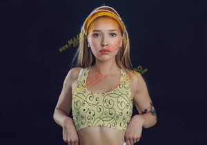 Collants de gymnastique taille haute personnalisés pour femmes, leggings de fitness actifs confortables avec coutures et logo élégants - Product Image 5