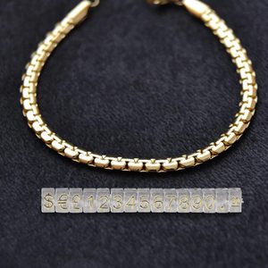 Nhỏ Có Thể Điều Chỉnh Lắp Ráp Khối Hiển Thị Giá Cho Giá Thẻ Rmb Nhật Bản Yên Chữ Số Cube Đồng Hồ Trang Sức Cửa Hàng Truy Cập Dấu Hiệu - Product Image 5