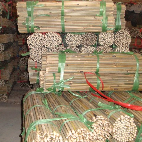 Краска, зеленые бамбуковые цветочные палочки