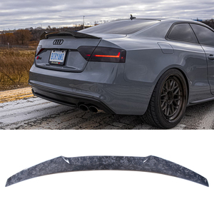 For A5 B8 B8.5 2Door Coupe 8T3 M4 Style Forged Carbon Fiber Rear Spoiler Trunk Wing 2007-2017 - Product Image 1