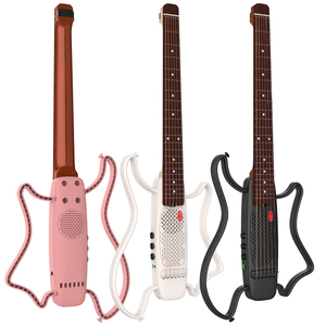 Guitarra Inteligente Yifeng <span class=keywords><strong>PRO</strong></span>, Guitarra Eléctrica de Viaje con Marco, Auriculares con Aplicación Integrada, Amplificador Inalámbrico, Multiefectos Acústicos Clásicos - Product Image 2