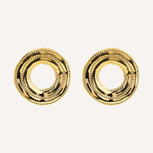 Aretes Minimalistas de Acero Inoxidable Dorado YFB E603, 5.15 cm, Joyería de Moda Primavera-Verano - Product Image 1