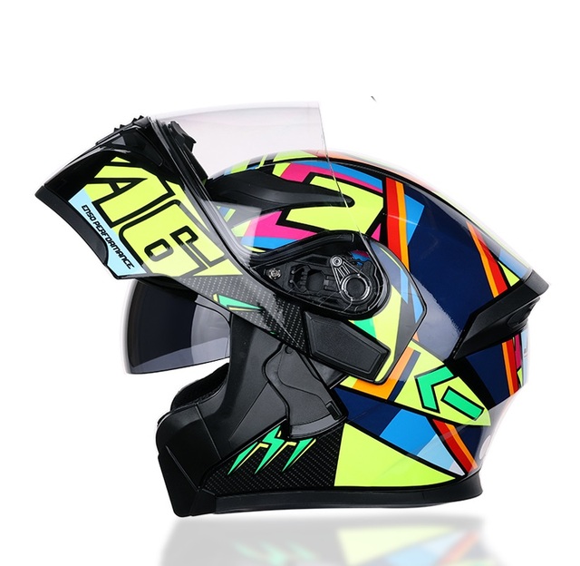 Hot Sale OEM DOT Helmet Full Helmet Full Cover Personality Cool Four Seasons Motorcycle Racing Helmet