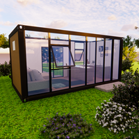 Boxspace Conteneur Détachable Modulaire Maisonnette 20ft 40ft Design Ferme Appartement École Villa de Luxe Préfabriquée Hôtel
