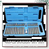 I-SAFE – Lot de 40 embouts hexagonaux OEM avec poignée droite, embouts de tournevis étoilés, qualité DIY