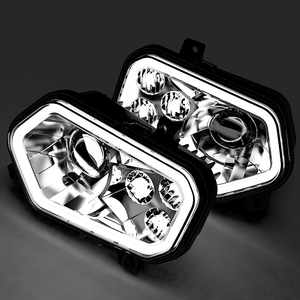 Faro LED YongJin con Anello Luminoso per Polaris Sportsman 400 500 550 800 850 2012-2013 - Product Image 3