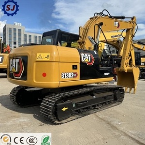 Excavatrice Caterpillar CAT313D2GC d'occasion de haute qualité, prix spécial, 99 % neuve, hydraulique, pour travaux de construction - Product Image 2