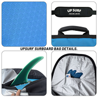 Couleur personnalisée/logo/design/taille sac de planche en polyester/couverture de planche de surf en nylon sac de planche de surf longboard