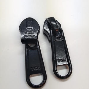 Extractor de nailon para <span class=keywords><strong>YKK</strong></span> No. 10 RC, extractor de Metal rectangular de adquisición de grupo empresarial genuino para bolsas con cremallera <span class=keywords><strong>YKK</strong></span> - Product Image 1