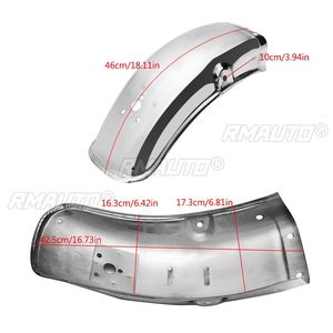 Guardabarros Trasero para Motocicletas Suzuki GN125/GN250, Protector de Salpicaduras, Guardabarros Trasero de Acero Cromado para Motocicleta 161908277434 - Product Image 6