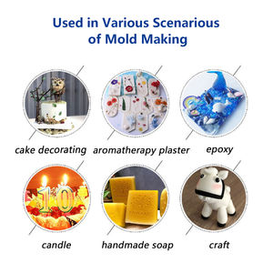 مطاط سيليكون سائل RTV2 بنظام المعالجة بالقصدير لصنع قوالب ديكور الجبس والكرانيش - Product Image 6