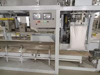 Prix de vente Machine à emballer semi-automatique de haute qualité 20kg 25kg 40kg 50kg de farine en poudre avec entraînement pneumatique facile à utiliser