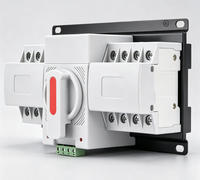 Commutateur de transfert automatique double alimentation ATS 4P 63A 230/400V, inverseur automatique et manuel pour générateur et alimentation de secours solaire