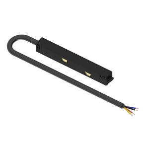 इनडोर लाइटिंग 4 तारों का नेतृत्व चुंबकीय ट्रैक रेल स्पॉटलाइट चुंबकीय ट्रैक प्रकाश एडाप्टर पावर कॉर्ड के साथ पावर कनेक्टर - Product Image 1