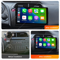 MEKEDE-Autoradio multimédia Android 2 + 32 Go avec navigation GPS 4 cœurs pour Honda Civic 2006-2011