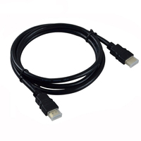 Câble coaxial plaqué or 24 carats SIPU, conforme CE RoHS, gaine PVC, transfert audio 1.4V, 1m, 1.8m, 2m, 3m, 5m, 10m, 15m