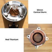 Molinillo de Café Comercial Grande con Muelas Planas de 83 mm, Gen2, Molinillo de Café Profesional con Certificación CE, para Espresso, Prensa Francesa y Cold Brew