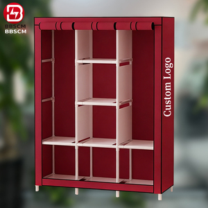 Armoire anti-poussière sur pied en tissu, armoires multi-couches pliables, organisateur de <span class=keywords><strong>placard</strong></span>, grande capacité, meubles de rangement pour chambre à coucher - Product Image 1