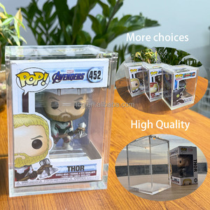 TCG-Protector acrílico transparente personalizado, fabricante Funko Pop, funda rígida apilable de 4 pulgadas, funda magnética Pokemon Funko Pop Thor Marvel - Product Image 1