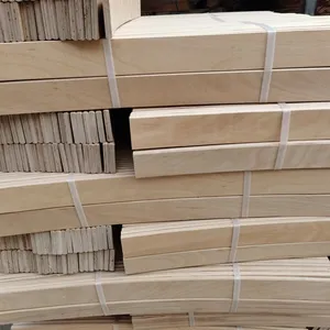 High Quality LVL Bed Slats 50-64mm Wide Birch Wood Bed Base Sprung Curved Slats