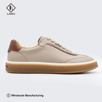 LANCI Designer Shoe Vendor Chaussures de luxe pour hommes en cuir véritable, chaussures à marque privée, baskets luxueuses