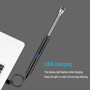 Wholesale Rechargeable USB Electric Metal <b>Candle</b> Lighter Kitchen Accessory - Product Image 5