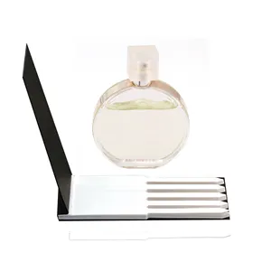 Tarjetas secantes de fragancia de perfume de lujo de alta calidad a bajo precio personalizadas/tiras de prueba/papel de aroma de prueba absorbente