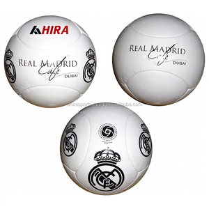 Ballon de football promotionnel durable et léger, cousu à la machine, pour intérieur/extérieur, en PVC, PU, TPU, MOQ 50 pièces - Product Image 1