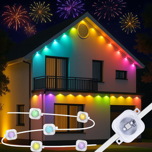 Luces Navideñas <span class=keywords><strong>RGBIC</strong></span> Impermeables para Exteriores, Decoración Navideña, Luces de Proyector Navideñas para Iluminación Festiva - Product Image 1