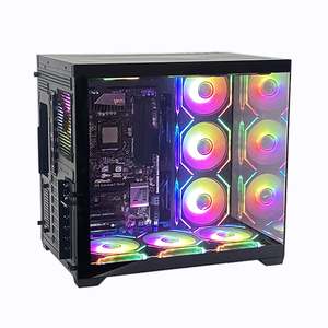Boîtiers et tours d'ordinateur de jeu Pcooling, best-sellers, personnalisables, modernes, pour <span class=keywords><strong>PC</strong></span> de bureau <span class=keywords><strong>gamer</strong></span>, ATX, Mini ITX - Product Image 5