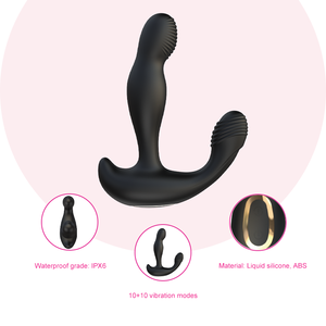 Оптовый OEM-массажер для простаты PleasureHub с управлением через приложение AI, двойным мотором, силиконовый, IPX6, для анального/вагинального использования - Product Image 5