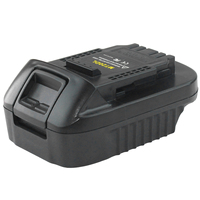 Adaptor Baterai Mengubah Baterai Lithium 18V menjadi Baterai Lithium 20V untuk Perkakas Listrik Makita ke Dewalt